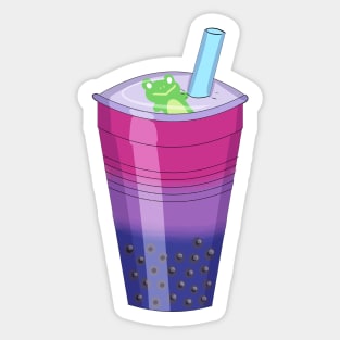 Bisexual Bubble Tea Sticker